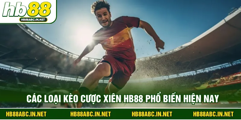Các loại kèo cược xiên HB88 phổ biến hiện nay